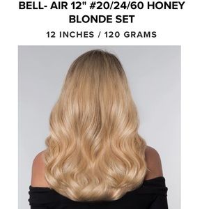 12" 100% Human Hair Extensions HONEY BLONDE